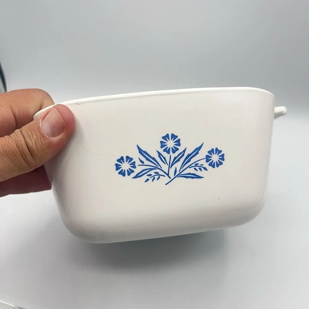 Vintage CorningWare 1 3/4 Qt P-1 3/4-B Casserole Lid P-7-C Cornflower Blue 1966